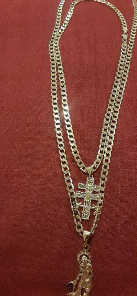 Cuban link chain and piece.... $80 each